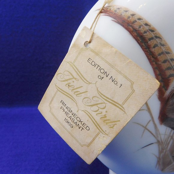 Dant Whiskey Bottle Field Birds RINGNECKED PHEASANT 1st Edition 1969 Decanter - Picture 5 of 10